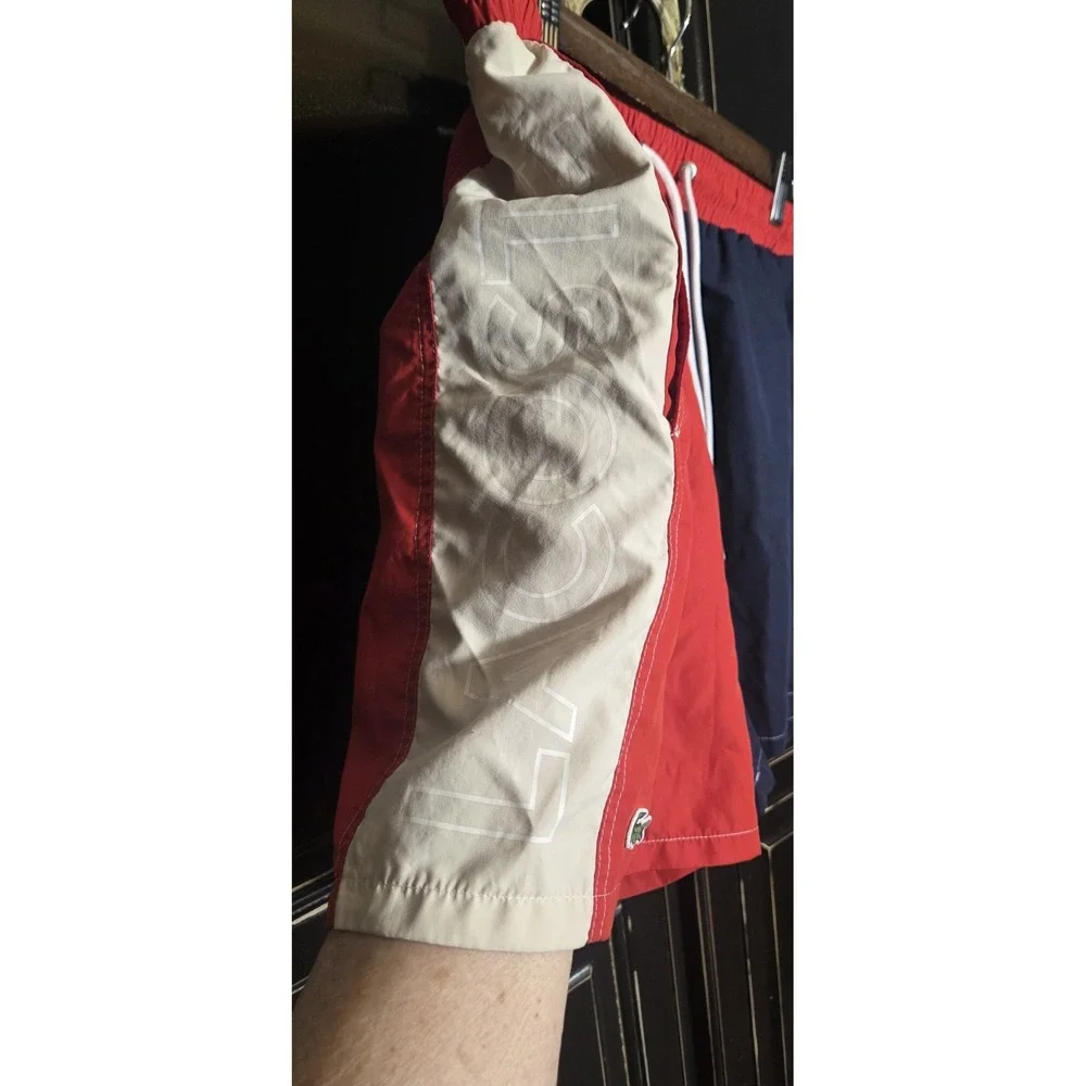 Vintage, Y2K, Lacoste Swim Trunks Xl, Summer, Beach, Vacation, Preppy